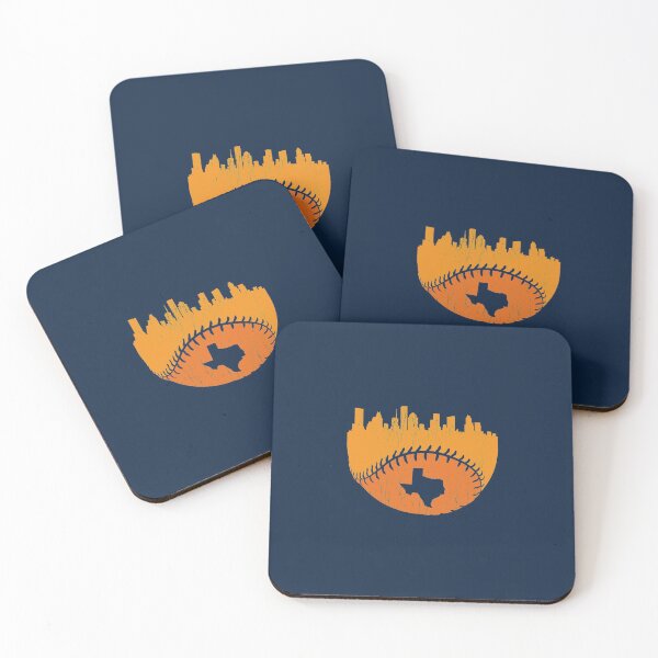 Item preview, Vintage Houston Cityscape Baseball Graphic designed and sold by toutwearapparel.