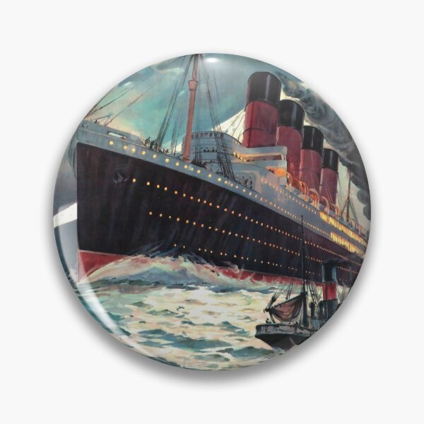 Item preview, VINTAGE OCEAN LINER TRAVEL POSTER designed and sold by Madjack Tees Kiwi SuperStore.