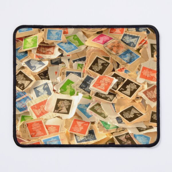 Item preview, Old British Postage Stamps Texture designed and sold by HotHibiscus.