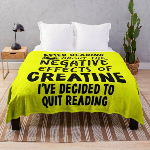 Item preview, Funny Funny Quit Creatine Quote designed and sold by NezebelKelsey.