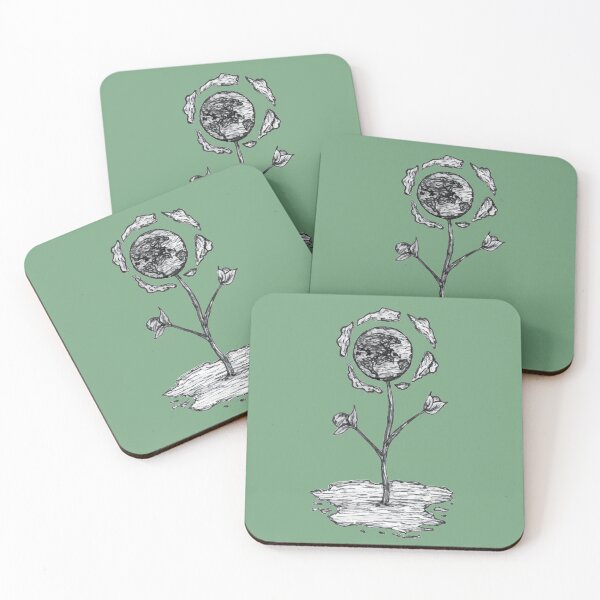 Item preview, 'Earth Flower' - Hand Drawn Surrealistic Design designed and sold by TaltalimDesign.