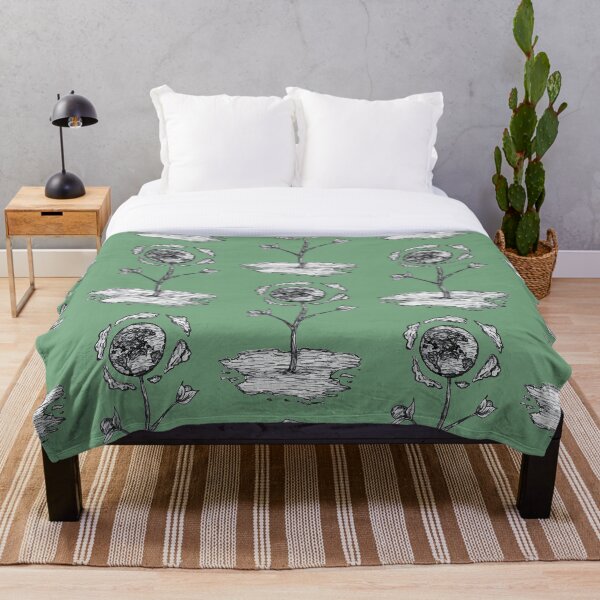 Item preview, 'Earth Flower' - Diseño surrealista dibujado a mano designed and sold by TaltalimDesign.
