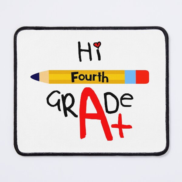 Item preview, Hi Fourth Grade Grade - Black Text designed and sold by Loving-school.
