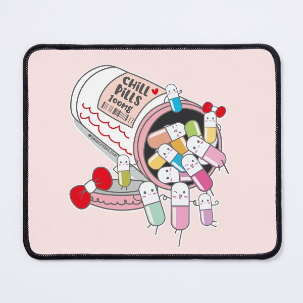 Item preview, chill pills cute pills cartoon designed and sold by princessmi-com.