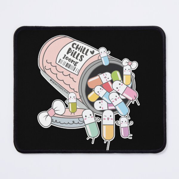 Item preview, chill pills cute pills cartoon designed and sold by princessmi-com.
