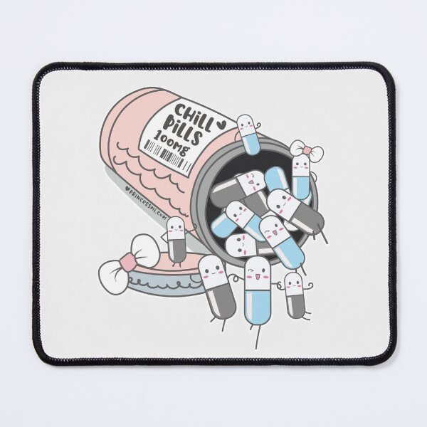 Item preview, chill pills cute pills cartoon designed and sold by princessmi-com.