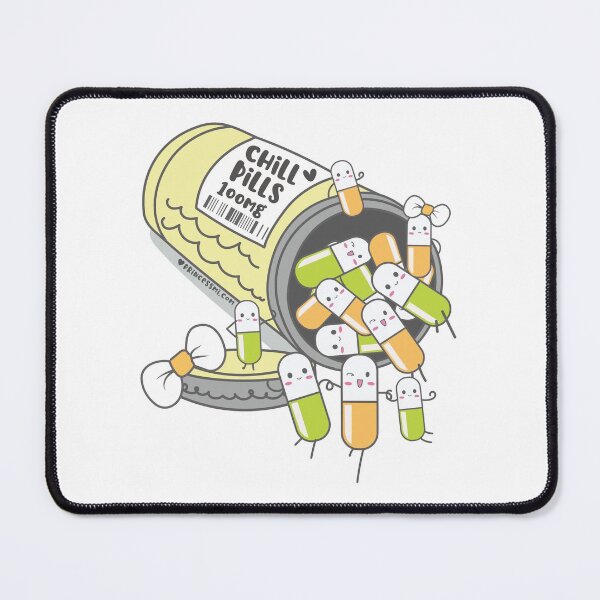 Item preview, chill pills cute pills cartoon designed and sold by princessmi-com.