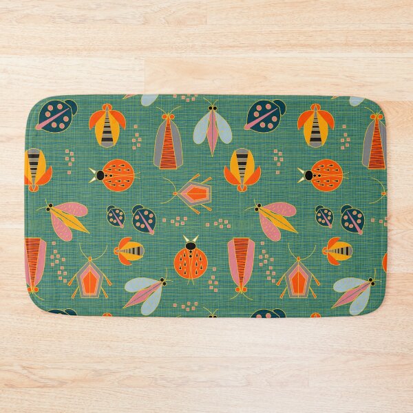 Item preview, Happy Bugs on Green designed and sold by mirimo.
