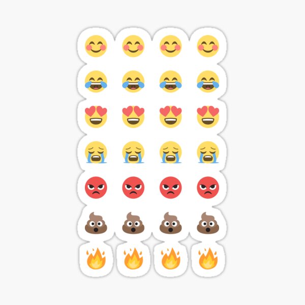 Sticker Crying Laughing Emojis Redbubble