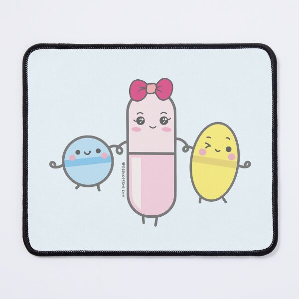 Item preview, cute pills cartoon designed and sold by princessmi-com.