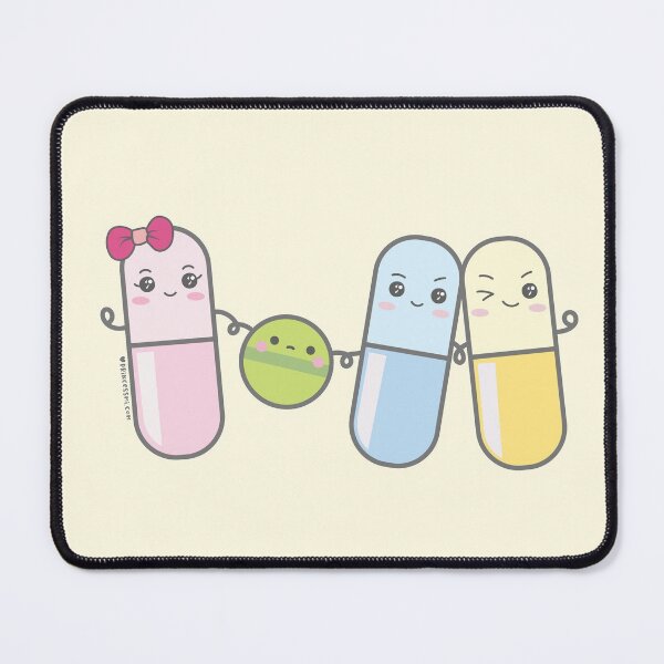 Item preview, cute pills cartoon designed and sold by princessmi-com.