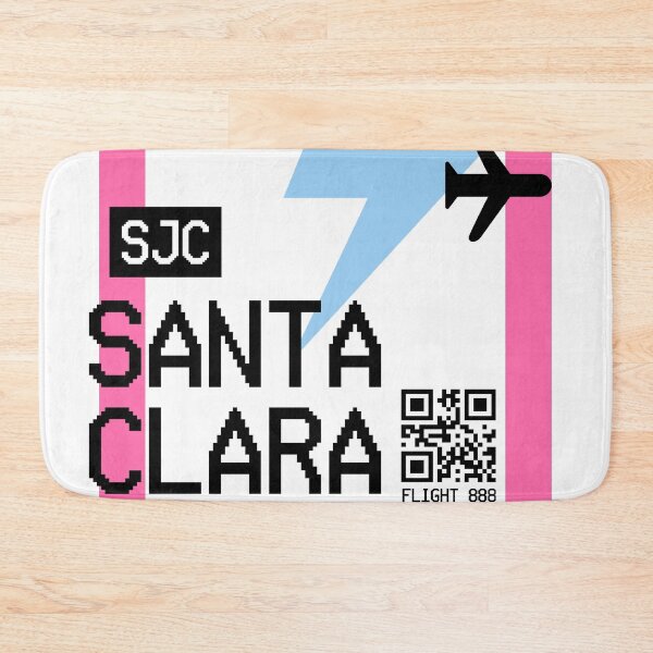Item preview, Santa Clara plane ticket designed and sold by Julia Santos.