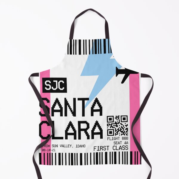 Item preview, Santa Clara plane ticket designed and sold by Julia Santos.