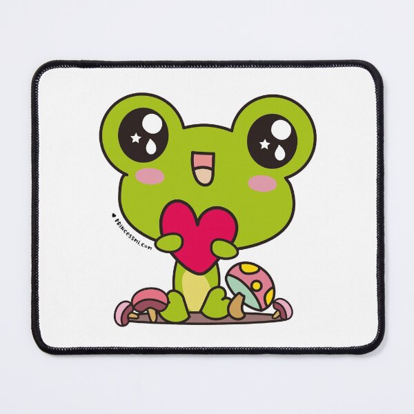 Item preview, cute frog, kawaii frog cartoon designed and sold by princessmi-com.