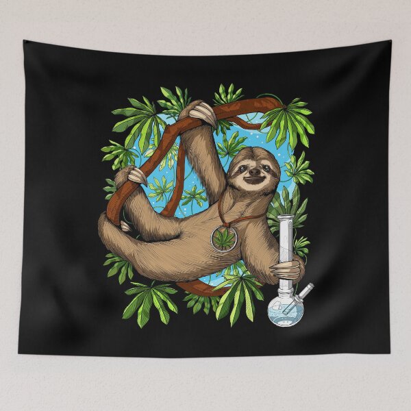 Item preview, Sloth Weed Stoner designed and sold by underheaven.
