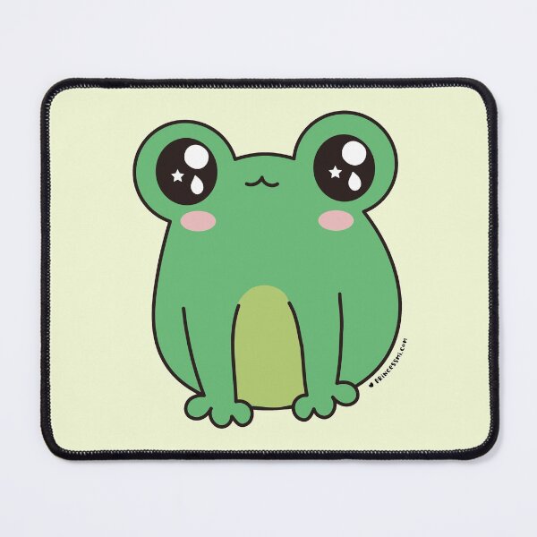 Item preview, cute frog, kawaii frog cartoon designed and sold by princessmi-com.