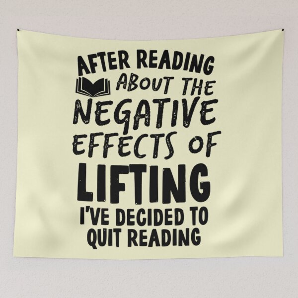Item preview, Lifting Funny Quit Lifting Quote designed and sold by NezebelKelsey.