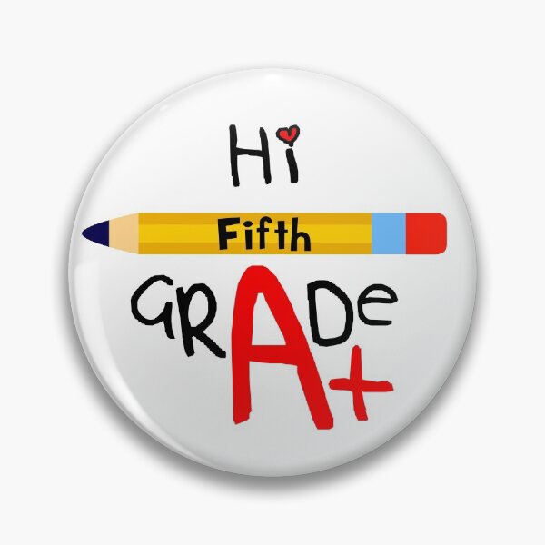 Item preview, Hi Fifth Grade Grade - Black Text designed and sold by Loving-school.