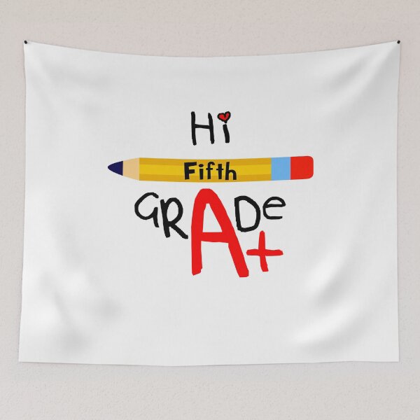 Item preview, Hi Fifth Grade Grade - Black Text designed and sold by Loving-school.