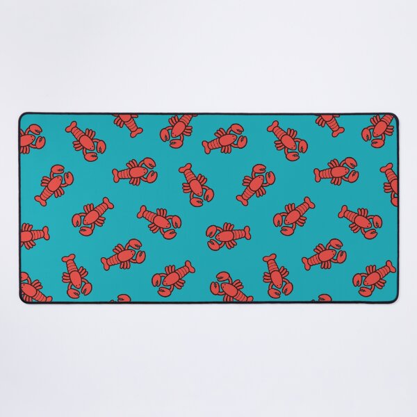 Item preview, Lobsters Pattern on Turquoise Blue designed and sold by evannave.