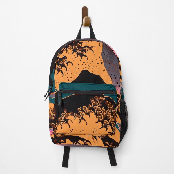 Item preview, THE GREAT ORANGE WAVE - The Great Wave off Kanagawa Best Original HD Print designed and sold by Go Logo Designs.
