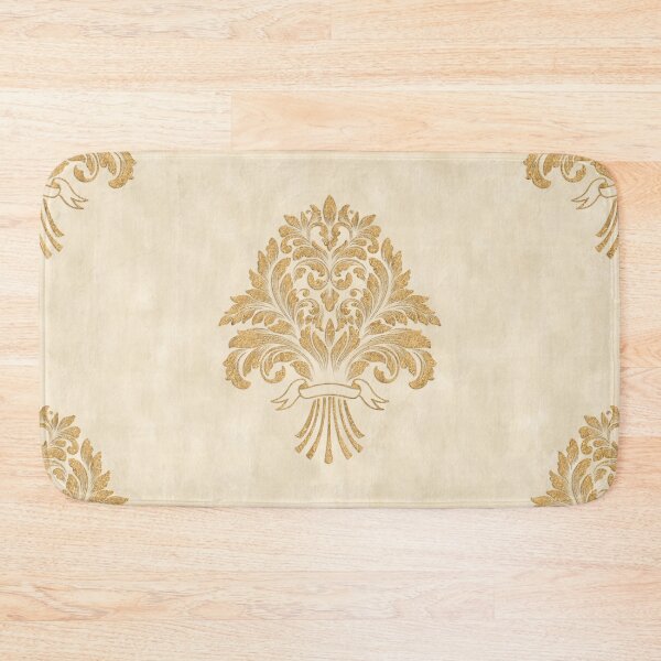 Item preview, Antique Victorian Damask Ivory and Gold designed and sold by Octavia Soldani.