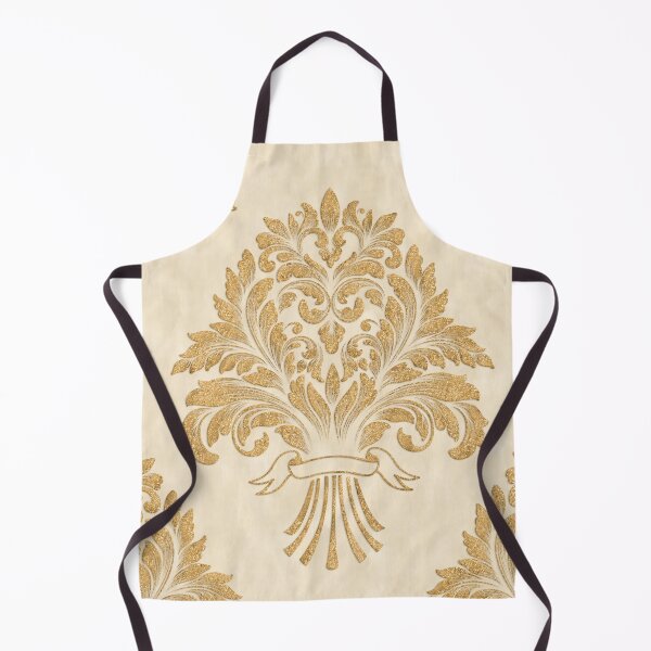 Item preview, Antique Victorian Damask Ivory and Gold designed and sold by Octavia Soldani.