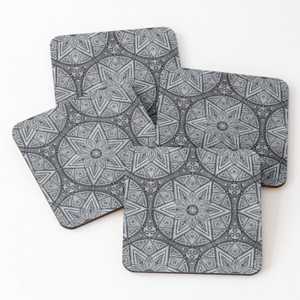 Item preview, Circling The Stars Charcoal Geometric  designed and sold by MilaMooDesigns.