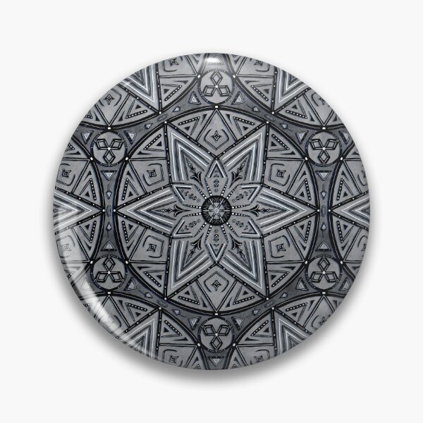 Item preview, Circling The Stars Charcoal Geometric  designed and sold by MilaMooDesigns.