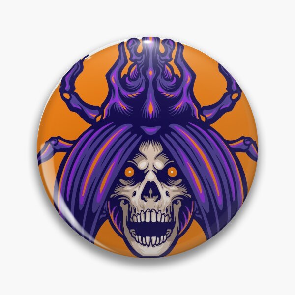 Item preview, Death beetle skull designed and sold by Podonok.