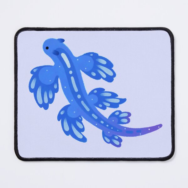 Item preview, Sea slug - pastel blue designed and sold by pikaole.