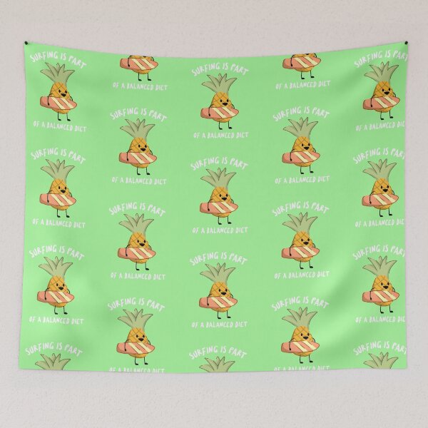 Item preview, Surfing Is Part of a Balanced Diet designed and sold by robenster.