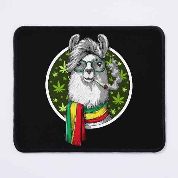 Item preview, Llama Stoner Smoking Weed designed and sold by underheaven.
