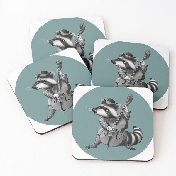 Item preview, Racoon Musician designed and sold by Severin Baschung.