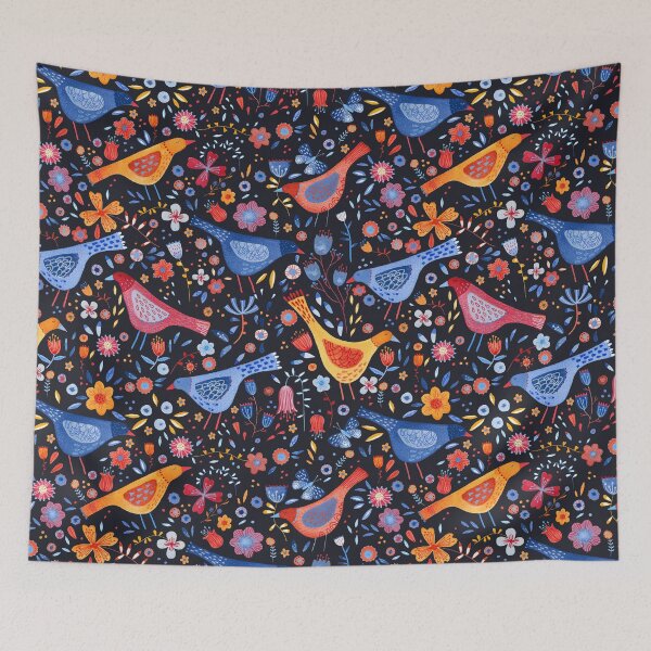 Item preview, Birds in a Garden Dark designed and sold by squirrell.