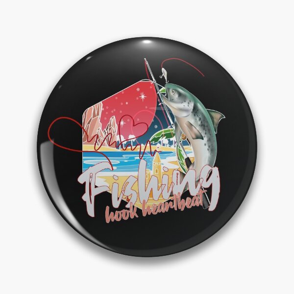 Item preview, Fishing Hook Heartbeat designed and sold by Hero Prod.