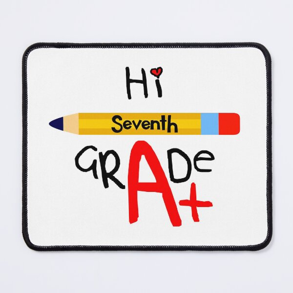 Item preview, Hi Seventh Grade Grade - Black Text designed and sold by Loving-school.