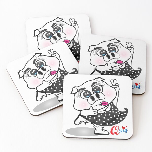 Item preview, Cute pig  designed and sold by Shirley cute art .