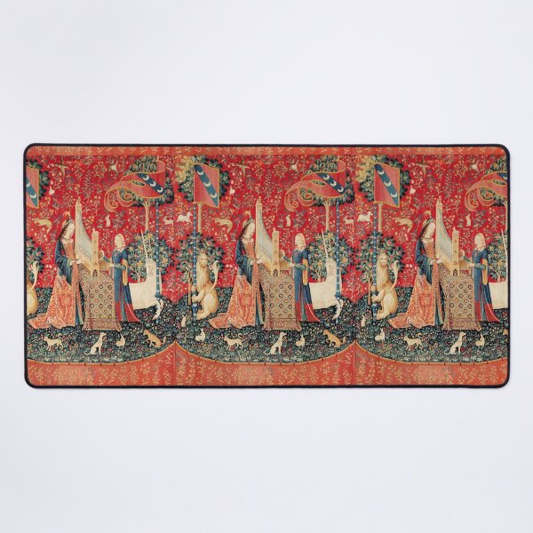 Item preview, UNICORN AND LADY PLAYING ORGAN WITH ANIMALS , Hearing designed and sold by BulganLumini.