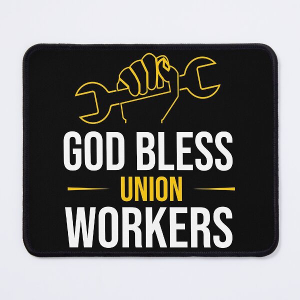 Item preview, God Bless Union Workers, Labor Day Holiday Gift, Laboring Outfit, Best Workers Gift designed and sold by Mode Tees.