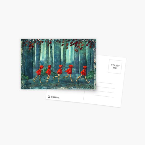 5 lil reds 1 Postcard