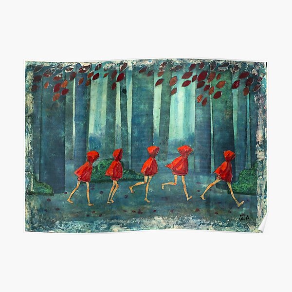 5 lil reds 1 Poster