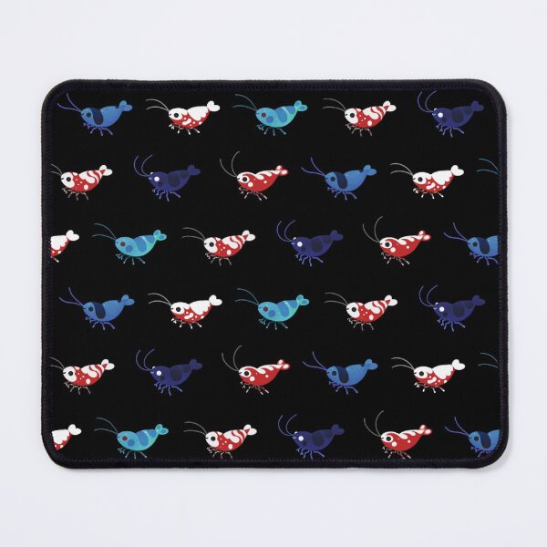Item preview, Red and blue shrimp designed and sold by pikaole.