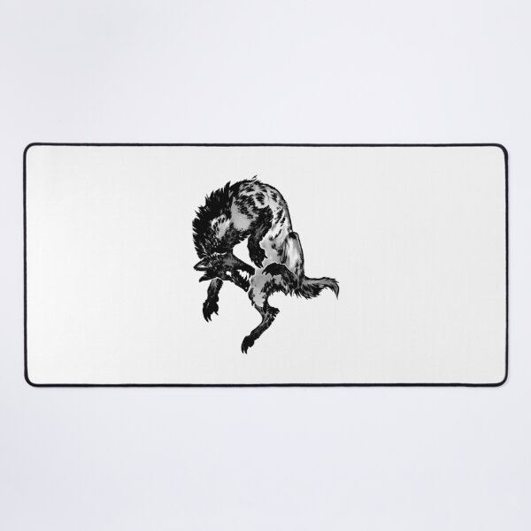 Hyena Classic T-Shirt- Halloween T-Shirt Desk Mat