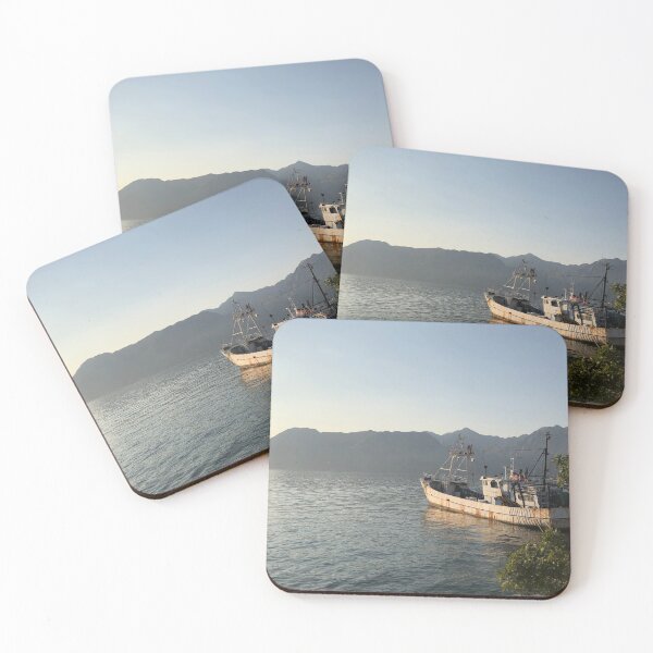 Item preview, Rusty Fishing Boat in Kotor Bay, Montenegro designed and sold by Heaven-Earth.