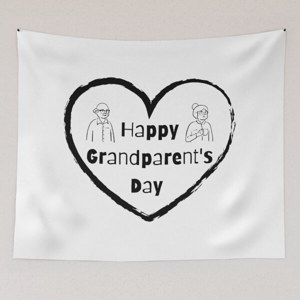 Item preview, Happy Grandparents Day designed and sold by Anuragwk.
