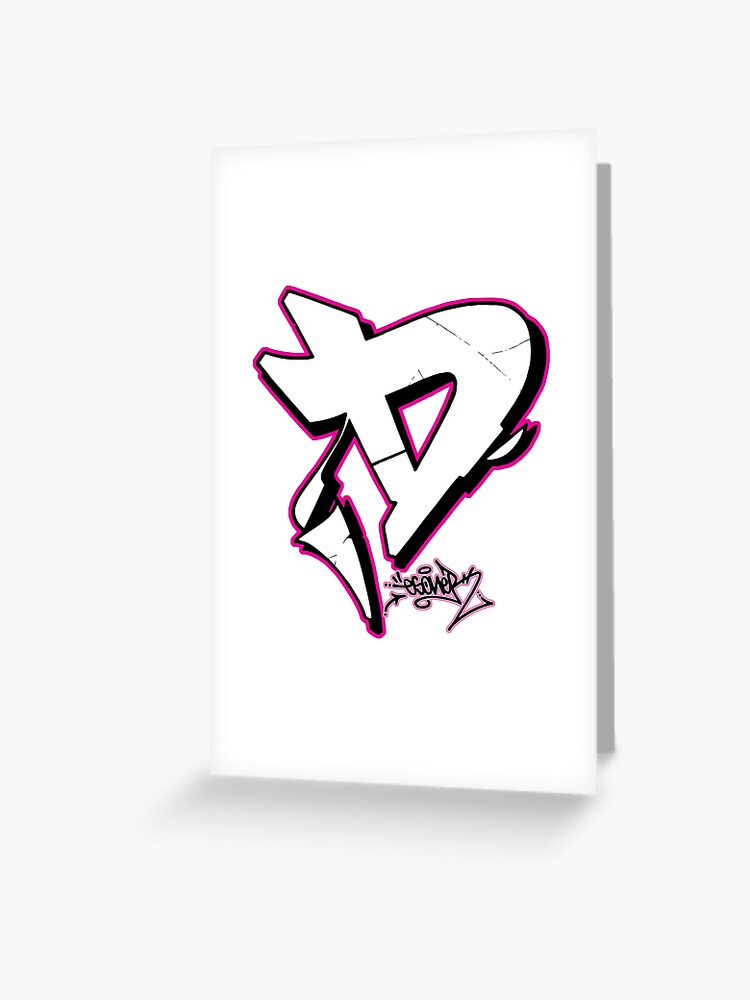 LETTER D BY ESONE URBAN GRAFFITI STREET STYLE | Greeting Card