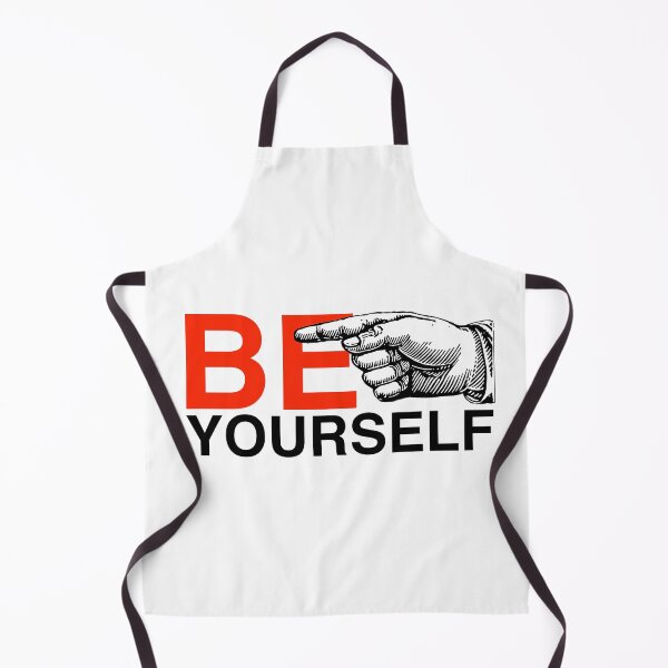 Item preview, Be yourself, typographic pattern designed and sold by Mauswohn.