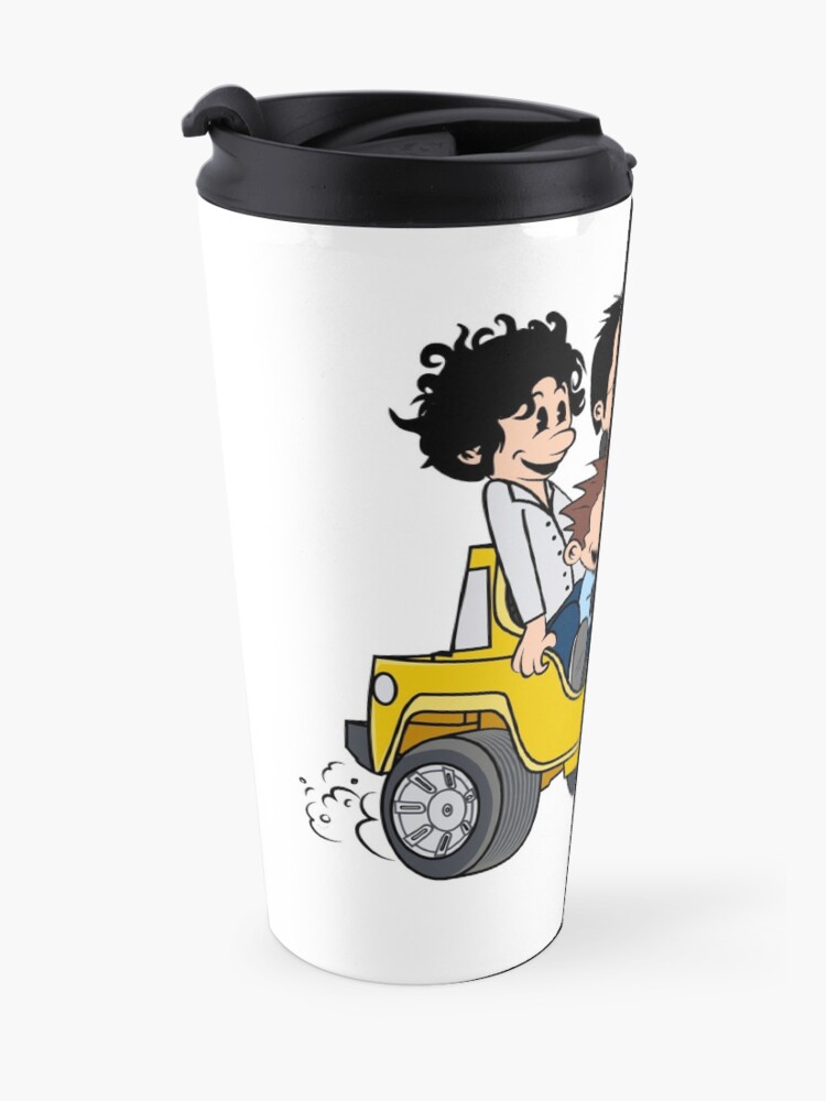 Alternate view of Hitting Queens Boulevard Travel Mug