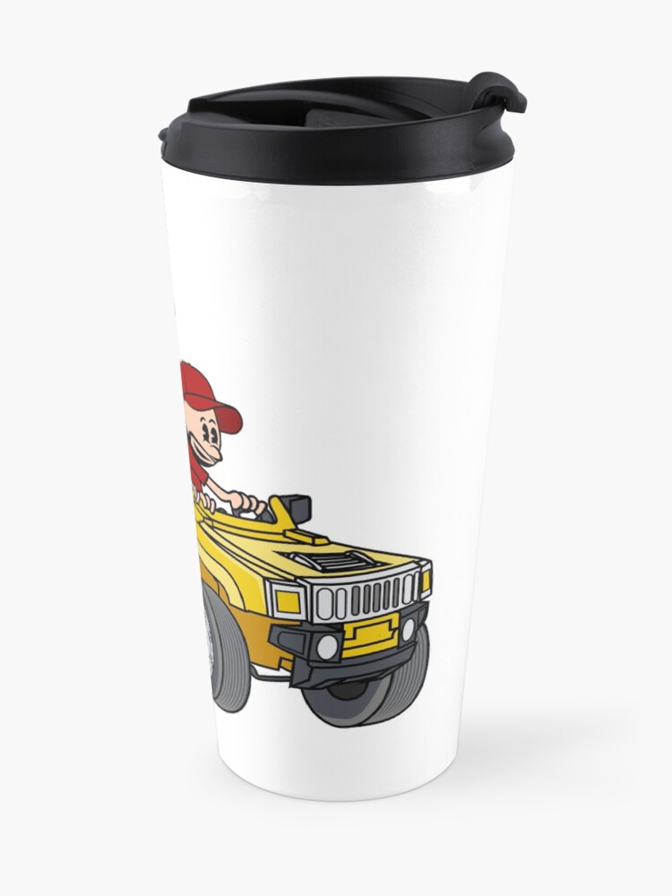 Alternate view of Hitting Queens Boulevard Travel Mug